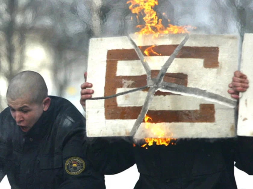 Special troops of the Belarusian Interior Ministry. Photo by Julia Darashkevich