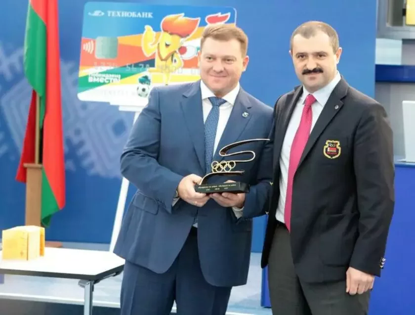 Дзмітрый і Віктар Лукашэнка. Фота: НАК Беларусі