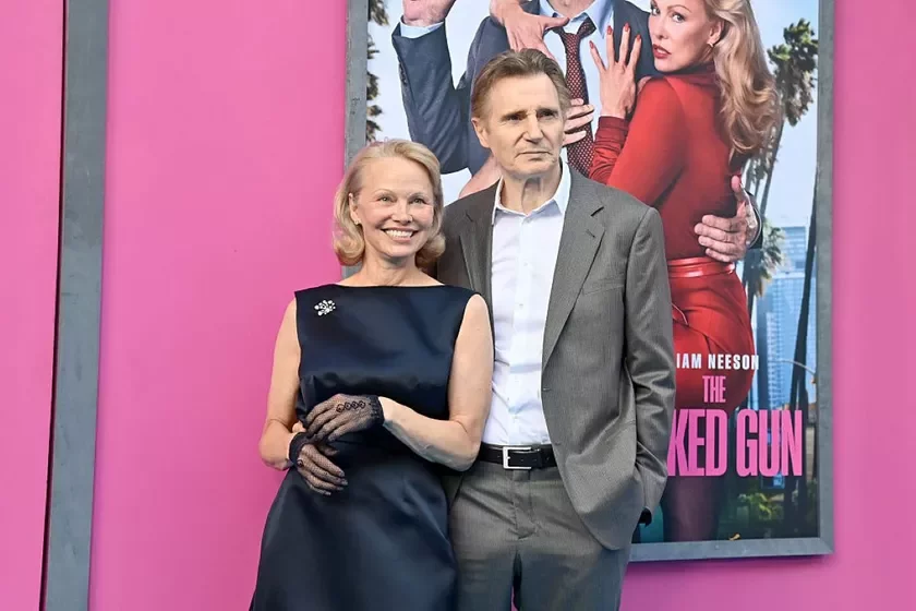 Pamela Anderson and Liam Neeson Памела Андерсон и Лиам Нисон Памела Андэрсан і Ліам Нісан