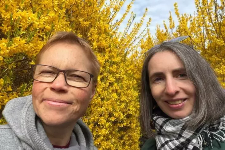 Наста Лойко и Марина Золотова. Варшава, весна 2026 года. Фото: личный архив героини публикации.