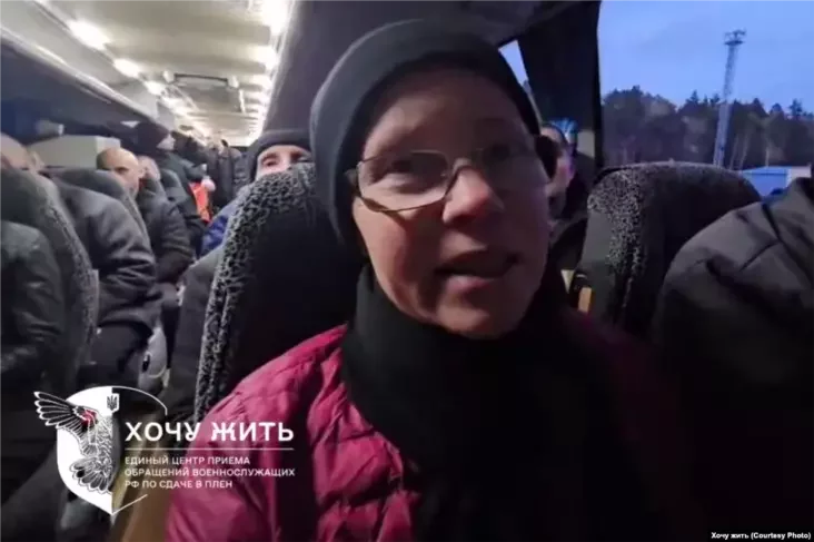 Марына Золатава пасьля вызваленьня і вывазу ва Ўкраіну. 13 сьнежня 2025 году