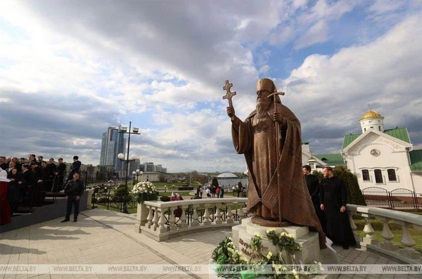 Монумент митрополиту Филарету в Минске. Фото: БелТА