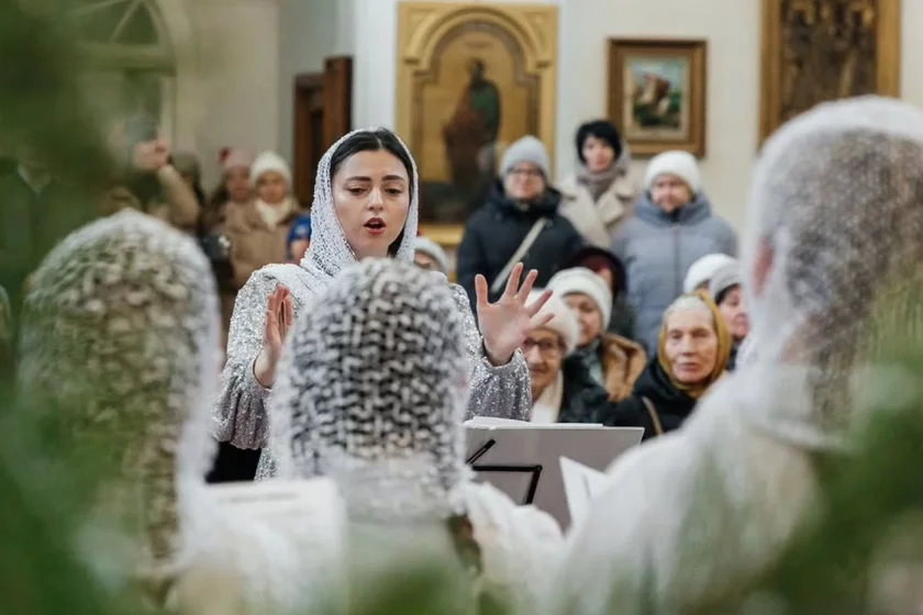 Redki prykład: pravasłaŭny chor śpiavaje na biełaruskaj, ukrainskaj dy inšych movach